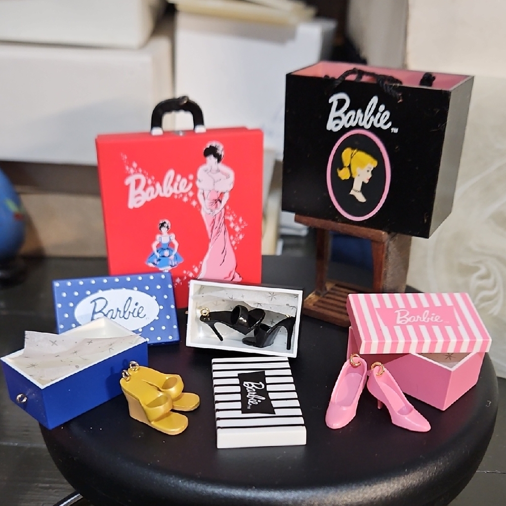 Hallmark Barbie 2002 Ornaments Perfect To Use In Barbie Dollhouse Too